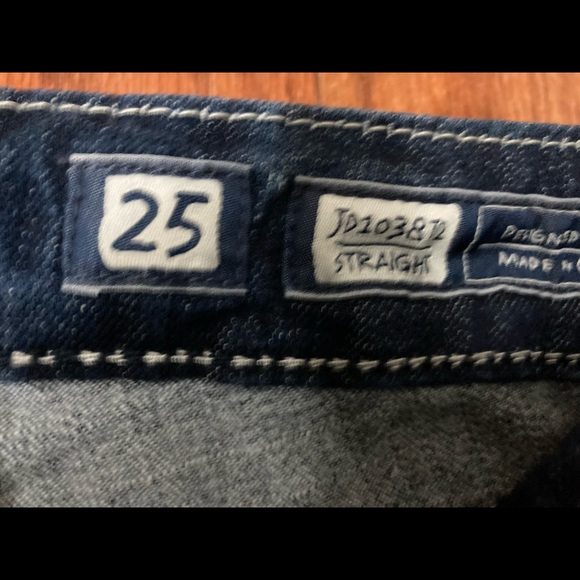 MISS ME - sz 25 straight-approx. 32” inseam - Picture 3 of 7